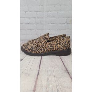 Artisan by Zigi Karine Cheetah Print Loafers Women's Size 8.5